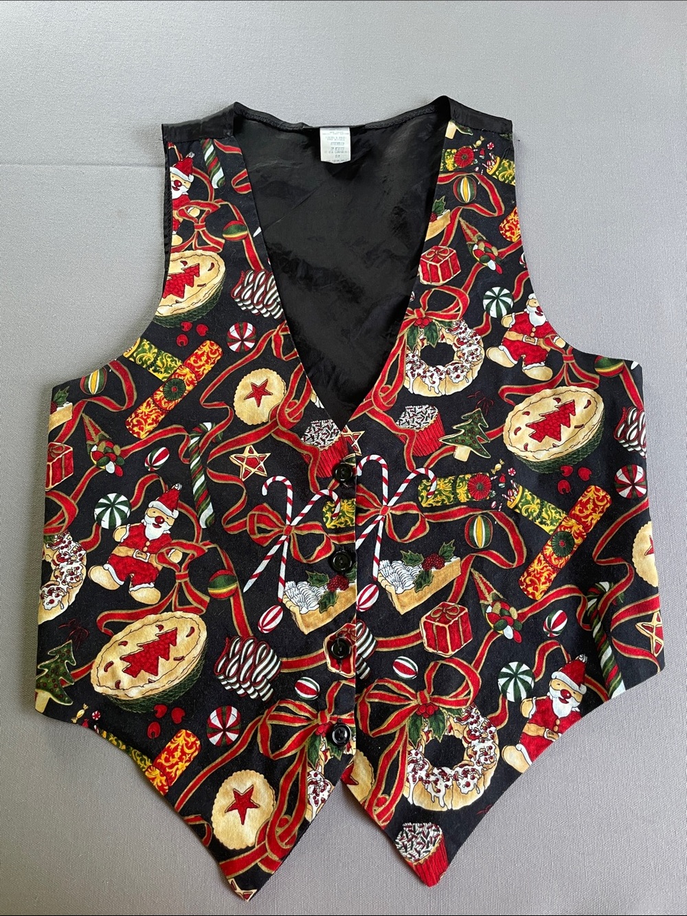 Vintage Holiday Cookie Vest
